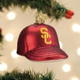thumbnail image 2 of Old World Christmas Blown Glass Ornament for Christmas Tree, USC Baseball Cap, 2 of 3