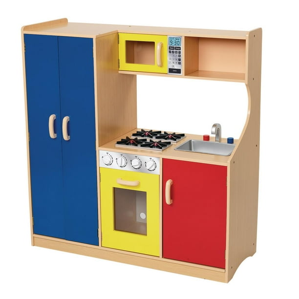 Excellerations Bright & Stylish Imaginative Modern Play Kitchen Set