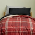 thumbnail image 5 of Dawn 10-Piece Twin Essentials in Simon, Twin/Twin XL Comforter, Collegiate Plaid in Burgundy, Tan and Black, 5 of 7