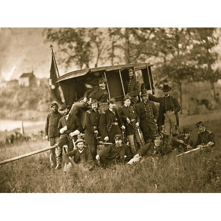 Culpeper, Va. Gen Robert O. Tyler and staff of the Artillery Reserve Print Wall