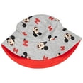 thumbnail image 3 of Disney Mickey Mouse Romper and Reversible Sun Hat Set Mickey Red, 3 of 10
