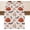 Stripes, variant on Halloween Table Runner Spooky Pumpkin Watercolor Burlap Table Decoration for Home Kitchen Dining Dinner Indoor Holiday Farmhouse Decor 13x36 Inch