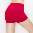 thumbnail image 3 of ALWAYS Women's 1" Waistband Yoga Lounge Shorts Deep Red S, 3 of 7