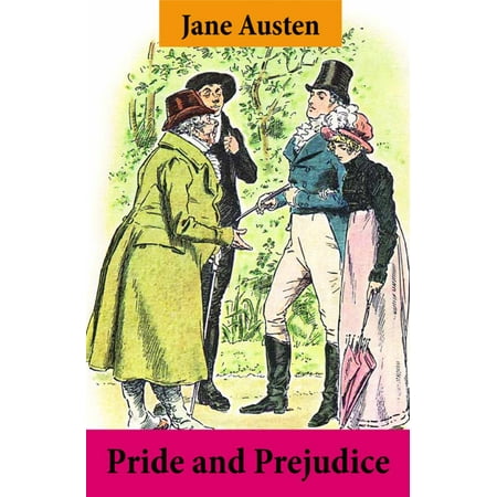 Pride and Prejudice (Unabridged with the original watercolor illustrations by C.E. Brock) - eBook