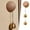 Brown, variant on Wooden Chime Entryway Doorbell Alert Home Wind Chimes Easy To Use
