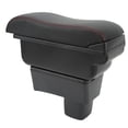 thumbnail image 3 of Car Armrest Box, Durable ABS  Operation  Touch Large Capacity Center Console Armrest Organizer  For Vehicle, 3 of 8