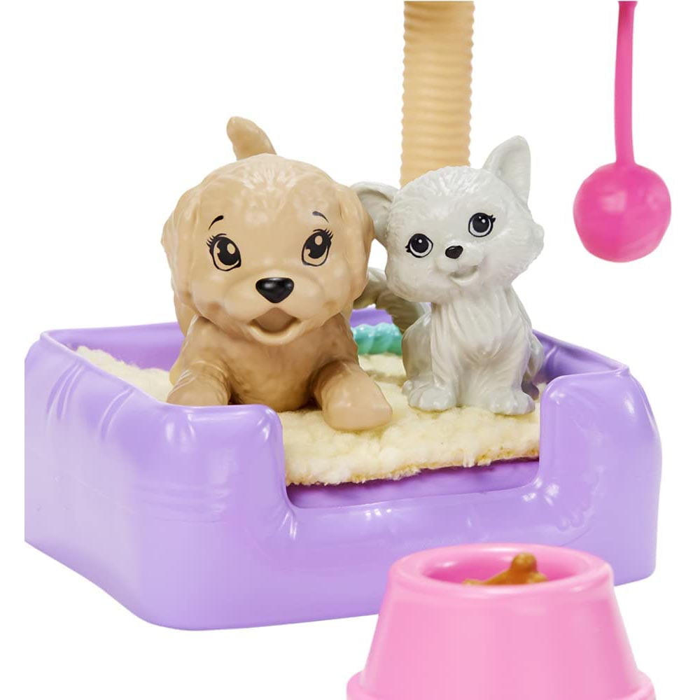 Barbie Pet and Accessories Set Kitten with Motion and 10 Plus pc