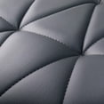 thumbnail image 5 of HOMEKOKO Shell Back Adjustable Swivel Bar Stools, PU Leather Padded with Back, 1 Chair (Grey), 5 of 9