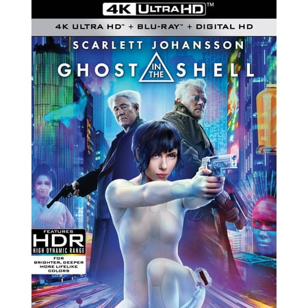 Ghost In The Shell (Walmart Exclusive) (4K Ultra HD + Blu-Ray + Digital HD)