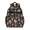 Mushroom and Frog Black Pattern, variant on Mushroom and Berry Black Pattern Cute School Backpack Bag for School with Padded Back and Adjustable Shoulder Straps 15.25"x11.5"x5.25"
