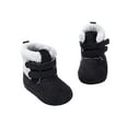 thumbnail image 2 of Gureui Toddler Infant Boys Girls Winter Snow Boots Warm Fleece Anti-Skid Soft Sole Bottom Plush Ankle Boots Crib Shoes, 2 of 7