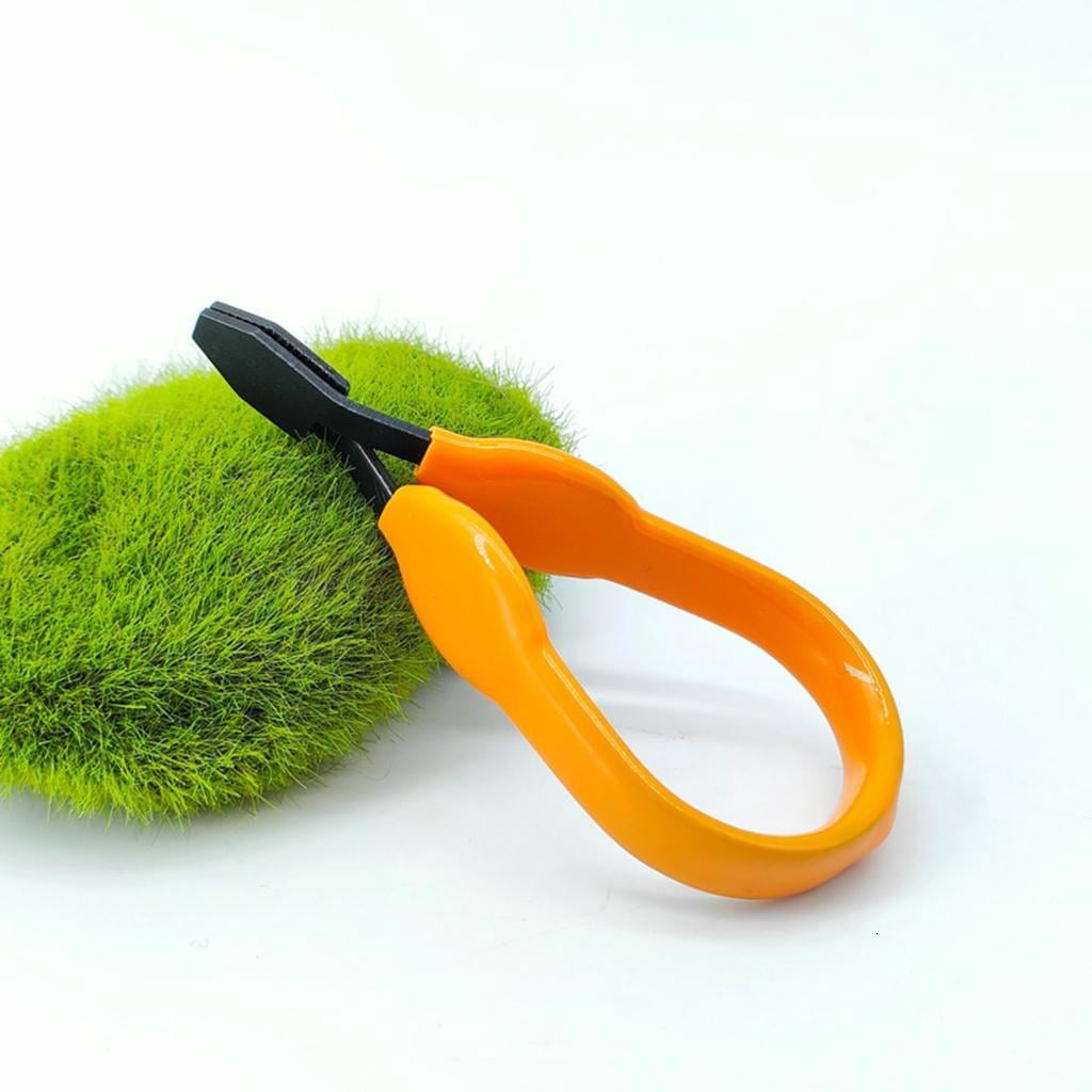 Yihuala Stainless Steel Fly Tying Hackle Clamps With Ergonomic Grip Hackle Plier For Comfortable And Efficient Fly Making