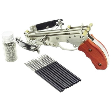 Lonmuju Stainless Steel Mini Crossbow - Perfect for Target Practice and Small Game Hunting