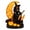 Black, variant on Luckky Halloween Gothic Witch Moon Night Light,Spooky LED Tabletop Lamp for Holiday Season,Dark Academia Vintage House Accent​,Warm Glow Tabletop Decor for Bedroom,Desk and Party Display