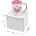 thumbnail image 5 of Modwnfy I Am Mug with Bible Verse Ceramic Coffee Mug, Religious Gifts, 11 fl oz White, 5 of 8