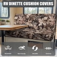thumbnail image 4 of Uorisanigo RV Dinette Cushion Covers Camo Hunting Forest Camper Seat Covers Dinette Booth - Washable Sofa Cover Furniture Protector for Travel Trailer Couch RV Booth Seat, 4 of 7