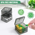 thumbnail image 1 of YAOMOBB Pill Case Transparent Monthly Storage Case Large Capacity Box with Grid Design for Household Supplies, 1 of 6