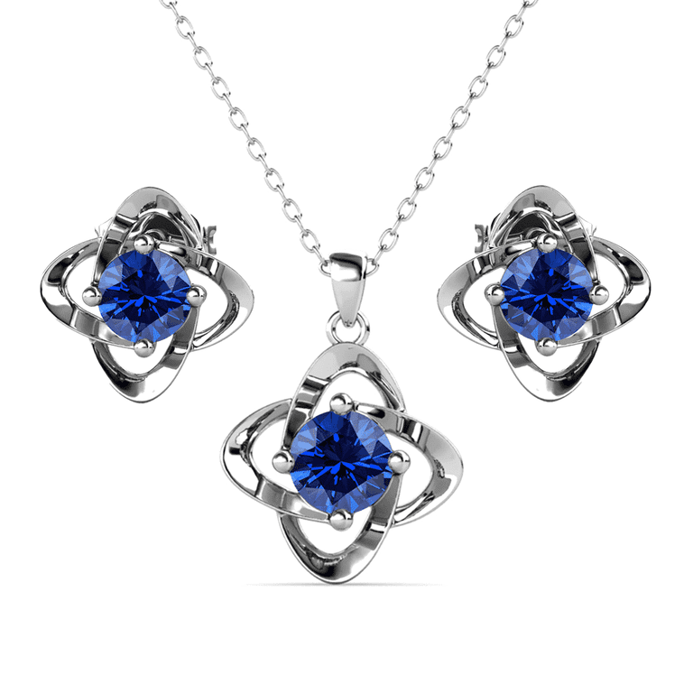 Cate & Chloe Infinity Sapphire September Birthstone Jewelry Set photo 6