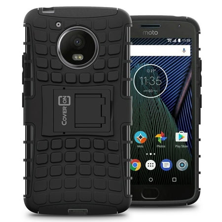 CoverON Motorola Moto G5 / Moto G 5th Generation Case, Atomic Series Slim Protective Kickstand Phone Cover