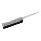 thumbnail image 3 of Rat Tail Teasing Brush Glitter Handle Soft Nylon Back Combing Teasing Hair Brush for Back Combing Silver, 3 of 5