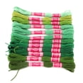 thumbnail image 4 of Thread Embroidery, Embroidery Thread Colorful Sturdy Mutiple-use Practical  For DIY Craft For Handicrafts Tool Purple Series,Green Series,Blue Series, 4 of 8
