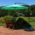thumbnail image 5 of Sunnydaze 95" Seafoam Solid Octagon Cantilever Umbrella, 5 of 13