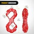 thumbnail image 3 of Nilight Quick Release S-Tow Shackle Hook – Heavy Duty Off-Road Recovery Hook, Fits Winch Rope & Recovery Strap, 11,000 LBS Working Load, for Jeep, SUV, ATV, Trailers, Forged Steel, Red, 3 of 6