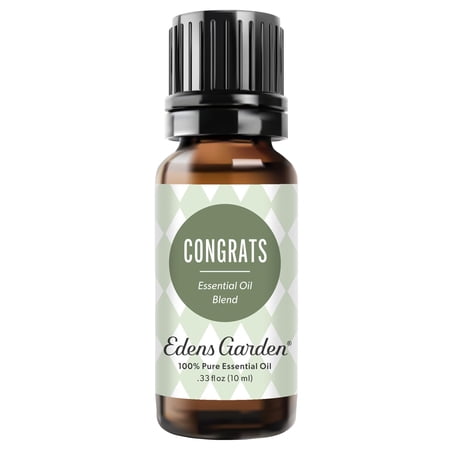 Edens Garden Congrats Essential Oil Blend – Special Occasion Gift 100% Pure Undiluted Aromatherapy for Natural Wellness Graduation & Celebration – 10 ml (.33 fl oz) Edens Garden Congrats Essential Oil Blend – Special Occasion Gift 100% Pure Undiluted Aromatherapy for Natural Wellness Graduation & Celebration – 10 ml (.33 fl oz)