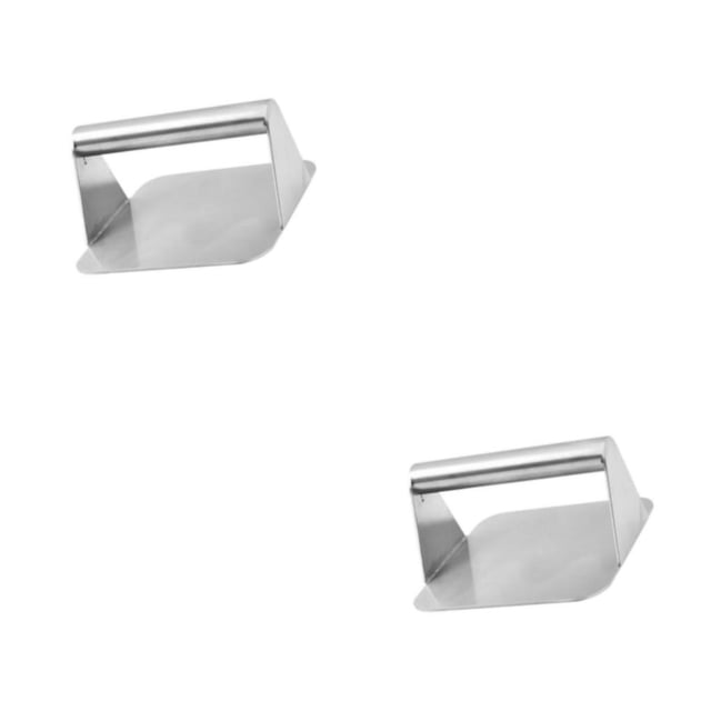 Matsuzay Manual Burger Press Meat Bacon No-Rust Accesorio Herramienta de cocina Home Square Cuadrado 2piezas