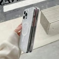 thumbnail image 3 of for iPhone Case,[Compatible with MagSafe] Glitter Pearly Shell Pattern Clear Silicone Full Body Protection Soft Shockproof Cover Phone Case (iPhone 14 Pro Max,Winte), 3 of 6