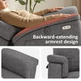 thumbnail image 6 of MCombo Power Lift Recliner Chair with Massage and Dual Heating, Adjustable Headrest, Extended Footrest for Big Elderly, Fabric (Dark Grey), 6 of 10