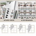 thumbnail image 5 of Sage Green Boho Swag Valances for Windows 2 Pack, Kitchen Window Curtains 36 Inch Length, Vintage Ethnic Tribe Abstract Art Privacy Swag Curtains for Living Room/Bathroom with Rod Pocket 36"x36", 5 of 8