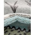 thumbnail image 3 of Unique Loom Whimsy Kids Collection Area Rug - Jungle (2' 2" x 2' 11" Rectangle Gray/Black) Perfect For Kids Bed Room/Nursery Room/Living Room/Class Room/Play Room, 3 of 6