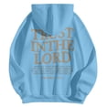 thumbnail image 4 of Women's Christian Hoodies Faith Trust In The Lord Graphic Long Sleeve Hooded Sweatshirts 2026 Trendy Casual Loose Spring Clothes, 4 of 4