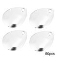 thumbnail image 1 of 50 unids/lote ruido plata Metal lentejuelas accesorios de Señuelos de Pesca duros (S), 1 of 7