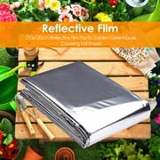 Silver Reflective Mylar Film Sheets Garden Greenhouse Covering Foil Sheets Mylar Roll for Grow Room Effectively Increase Plants Growth