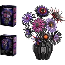 BrixVibe Gothic Flowers Building Set Compatible with Lego Botanicals for Adults Home Decor 1183pcs