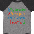 thumbnail image 4 of Inktastic North Carolina Grandma Loves Me Boys or Girls Baby Bodysuit, 4 of 5