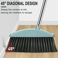 thumbnail image 6 of Usbinx Life Long Handle Broom And Dustpan Squeegee Set Office Home Kitchen Floor Cleaning 1 Set Stainless Steel Pipe 35.46in Broom 28.34in Dustpan, 6 of 7