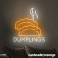 thumbnail image 2 of Handmadetneonsign Dumplings Neon Sign, China Dumpling Wall Art, Chinese Food Restaurant Wall Decor 038997, 2 of 5