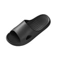 thumbnail image 2 of Mens Shower Slide Slippers, Bathroom House Shoes, Lightweight Soft Sole Indoor Sandals, Non‑Slip Home Footwear, 2 of 7