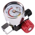 thumbnail image 1 of Régulateur de Pression d'Air à Débit Élevé avec Instrument, 0-140 PSI, Valve de Régulation de Débit d'Air Adaptée aux Outils d'Air, 1 of 5