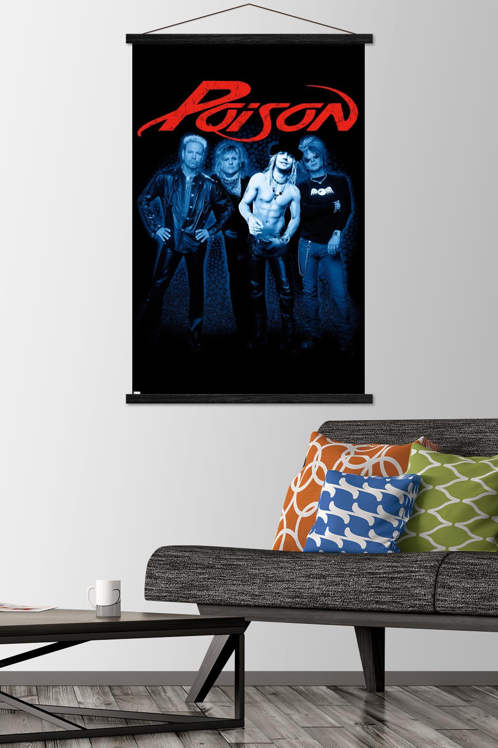 Poison - Group Wall Poster with Wooden Magnetic Frame, 22.375" x 34"