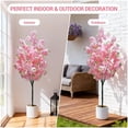 thumbnail image 4 of 6-foot artificial cherry blossom tree in blanca pot - realistic fake sakura tree para indoor/outdoor home, garden, oficina, y wedding decor (single), 4 of 6