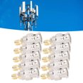 thumbnail image 4 of RF Coaxial Connector, RF Coaxial Adapter Extremely Low Signal Loss 10Pcs Accurate Non Fall Off  For Instrument, 4 of 8