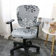 thumbnail image 2 of Chair Covers Stretch Jacquard Home Office Computer Chair Seat Covers Swivel Chair Seat Covers Durable Anti-dust Desk Rotating Lift Chair Slipcover Armchair Protector Decoration (Chair Cover Only), 2 of 7
