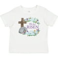 thumbnail image 3 of Inktastic Easter He Has Risen with Cross and Flowers Boys or Girls Baby T-Shirt, 3 of 5