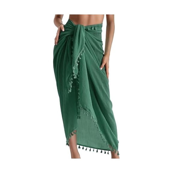 Sarong Cover Up Womens Beach Cover Up Bikini Bathing Suit Swimsuit Scarf Swimwear Coverup Sarong Pareo Wraps for Women
