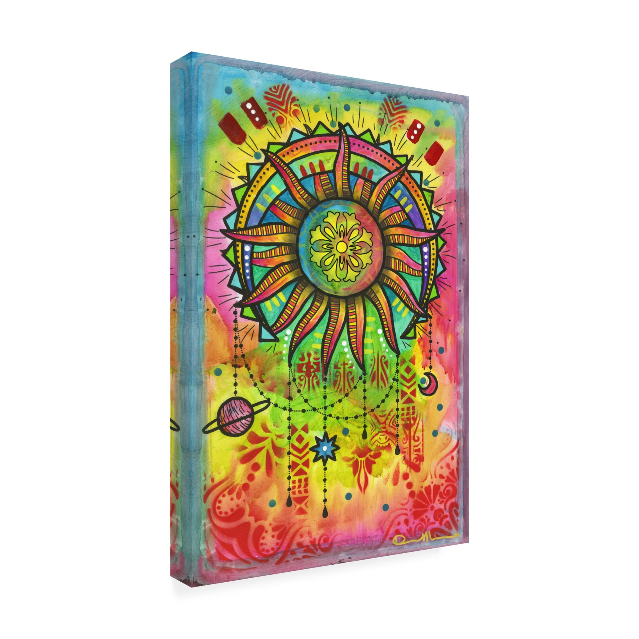 Canvas Wall Art - Dean Russo 'Cosmic Balance 1' Wall Art for Living Room, Bedroom, or Office Décor by Trademark Fine Art - 12 x 19 Inches