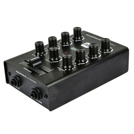 (Open Box) Monoprice Portable DJ Mixer for Tablets and
